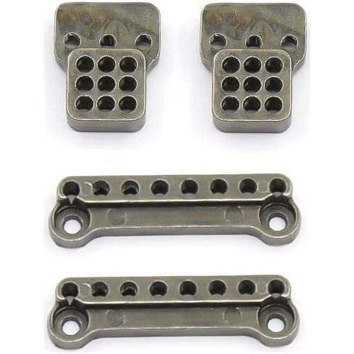 4Pcs Metal Adjustable Shock Absorber Bracket Extender Seat for MN D90 MN-90 MN99S RC Car Upgrade Parts Accessories