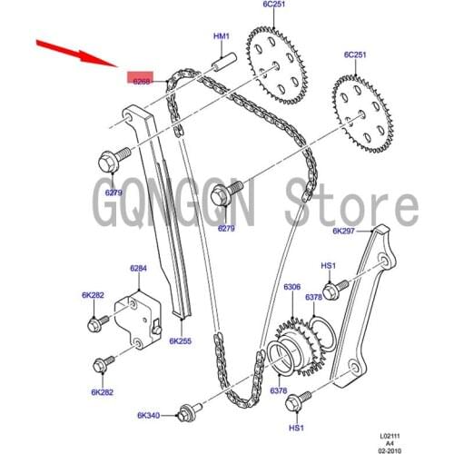 CAR timing chain chain timing For dMo nd eoF oc usA cce sso ri esM etr ost arL inc oin Engine timing chain tensioner