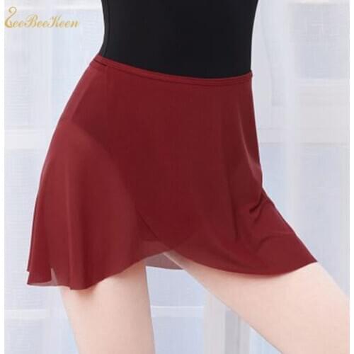 Ballet Dance Skirt For Adult Ballerina Chiffon Dance Yoga Practice Leotard Dance Dress For Women Teachers Wrap skirt Skate
