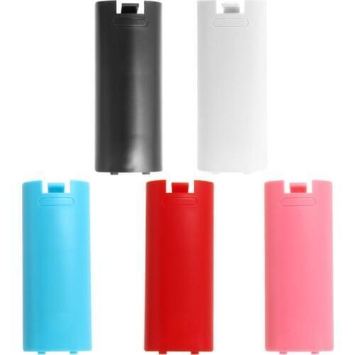 ALLOYSEED Wireless Game Controller Battery Case Back Cover For Nintend Wii Remote Controller Gamepad Handle Battery Cases Covers
