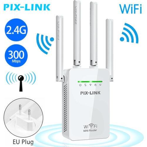 WR09 Antenna Wireless Repeater Amplifier 300Mbps Wireless-N Wifi Repeater Router Signal Booster Extender Amplifier 110-240V