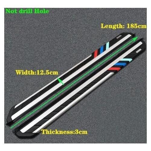 For Citroen DS7,C5 aircross,C4,C3XR Aluminum Alloy with PC side step guard bar,protection footplate with brackets(not drill hole