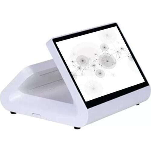 Epos machine 12inch wide screen and VFD pos all in one for parking lot