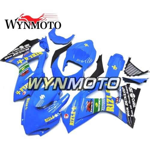 Racing Fairings Kit For GSXR1000 2007-2008 07 08 K7 ABS Plastics Full Bodywork Blue Cowlings Panels Fairings Kit Frame Covers