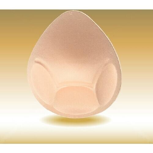 Water drop-shaped sponge-cushion chest pad