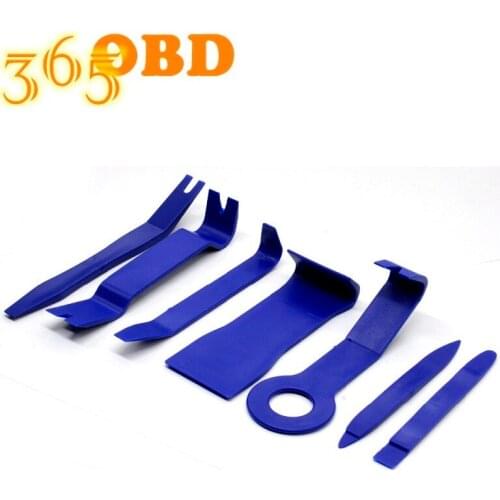 Blue Car Removal Tool + 4PCS/Set Portable Vehicle Car Panel Audio Trim Removal Tool 7PCS Hard Plastic Blue Car Repair Tool