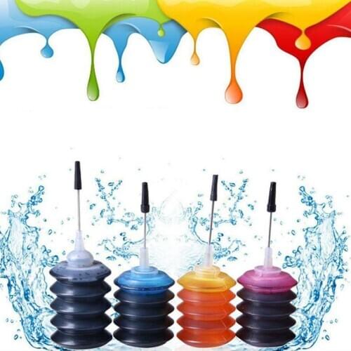 1Pc 30ML Refill Dye Ink Kit For Brother Canon HP All Inkjet Printer That Needs Dye Ink Inkjet Printer CISS Cartridge Printer Ink
