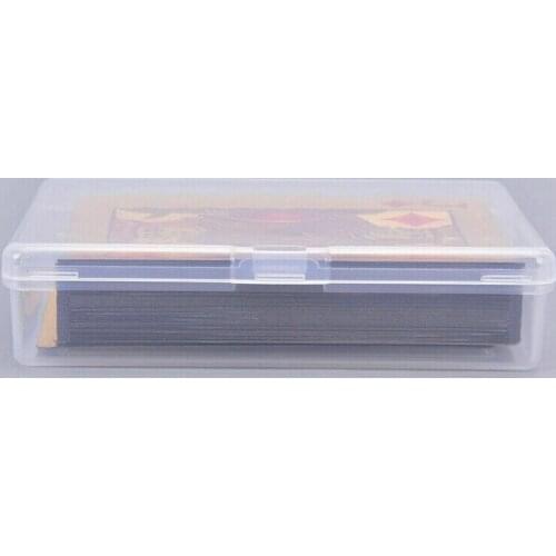 Container 10*7cm Playing Cards Plastic Boxes Transparent Storage Case 4pcs