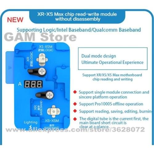 For iPhone XR XS MAX eeprom Baseband Chip Non-removal Read and Write Module JC Progarmmer Machine