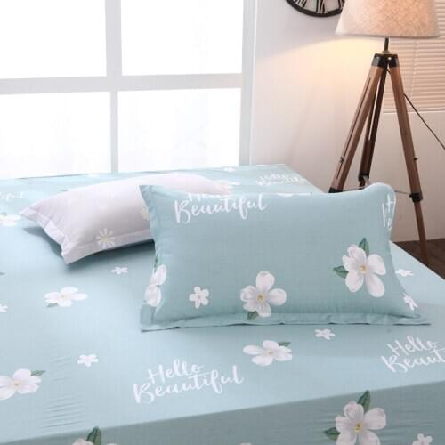 Full Cotton Pillowcase Cotton Pillow Pillowcase 48x74cm One-Pair Package