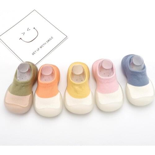 Baby Toddler Shoes Non-Slip Anti-Off Foot Floor Knitted Socks First Walker 5Size 2156 KeDing