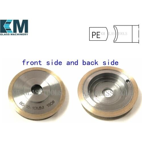 Parallel diamond wheel. Diameter 80 millimetres, Hole16mm, PE5~25mm