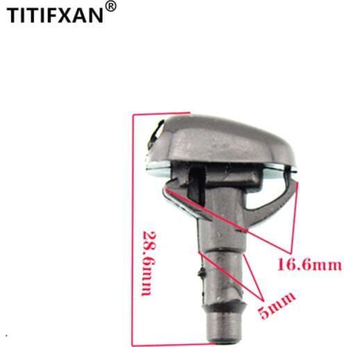 2PCS Auto spray accessories For Mitsubishi Pajero V31,V33,V73 LANCER MIVEC V3 Lioncel Cover Wiper Spray Nozzle