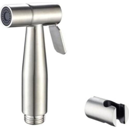 Hand protable Toilet bidet Sprayer Gun holder Stainless Steel Handheld Bidet Faucet home Bathroom Shower Head Self Cleaning p1