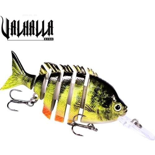 Comdaba New Design 6 Sections Fishing lure 10cm-13.67g Swim Bait 8# Hook Fishing Tackle 14 color Fishing Bait 2018 Hot