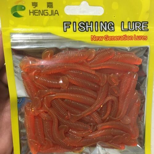 10 Pcs/lot Wobbler Jigging 5.2cm 0.6g Fishing Lure Soft Worm Shrimp Jerk Bait Fish Ocean Rock Lure Smell Soft Baits Carp Fishing