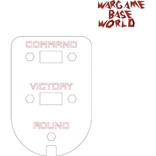 Wargame Base World - Wound Counter/Tracker/Dial/Marker command points- 1 set