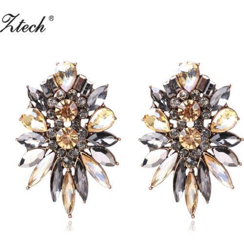 Ztech 2019 New Hot Fashion Statement Jewelry Big Stud Earrings For Women Wedding Bohemian Female Brand Boho Earring Wholesale