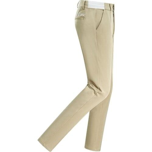 Golf Pants Mens Waterproof Slim Fit Sports Long Pants Elastic Waist Casual Spring Golf Trousers Clothing Thick Male Sportswear