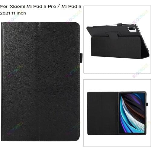 Cover for Xiaomi Mi Pad 5 / MiPad 5 Pro 5G 11 Inch 2021 PU Leather Stand Solid Color Case for Mipad 5 Xaomi Mipad 5 Pro 5G Funda