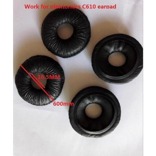 DHL free. 200pcs. original replace earpad for PLT C610 .600M . Plan tronics C610 earpad. black