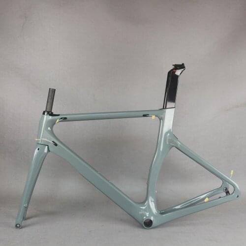 Disc Brake Aero Road Racing Bike Frame TT-X3 Custom Paint BB386 Front 100X12mm Rear 142X12mm