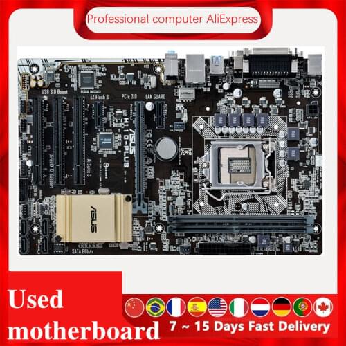 For Asus H110-PLUS Original Used Desktop Intel H110 H110M DDR4 Motherboard LGA 1151 i7/i5/i3 USB3.0 SATA3
