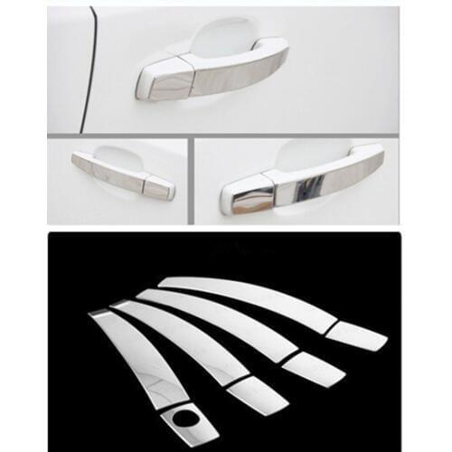 FUNDUOO Stainless Steel Chrome Car Door Handle Cover Trim Sticker For Opel Astra 2004 - 2009