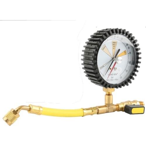Nitrogen Pressure Check Meter Gauge Set Automotive Home Air Conditioning Refrigeration Test Leak Tester