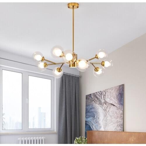 Creative modern LED chandelier Living room dining room bedroom study lamp Commercial restaurant cafe bar Lighting fixture