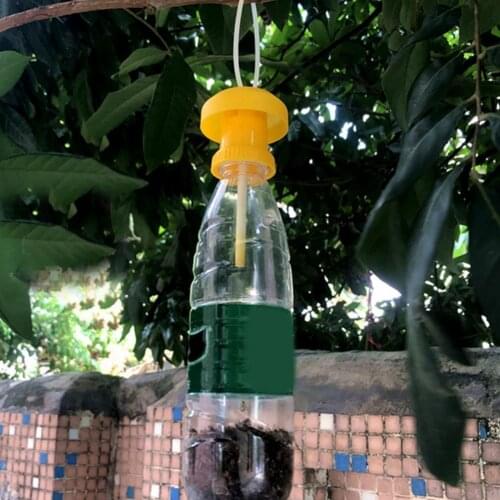 2Pcs Fruit Fly Traps Simple Lightweight Safe Fruit Fly Trap Killer Yellow Drosophila Trap Catchers for Home