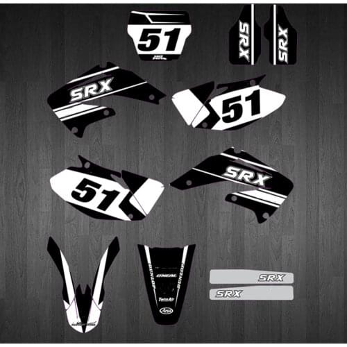 Motorcycle Free Customized numbers names DECALS GRAPHICS BACKGROUNDS Stickers For HONDA CRF450 CRF 450R 2002 2003 2004 CRF450R