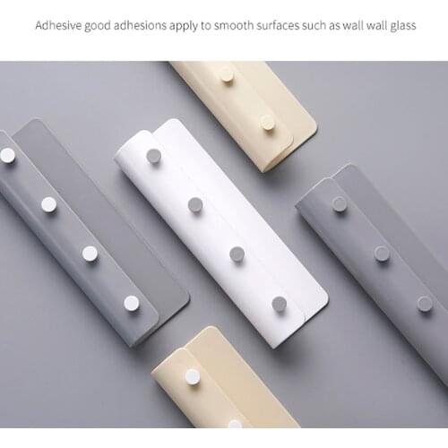 Storage Holder Wall-mounted Hanging Key Hanger Rack With 4 Hook Storage Rack Books Sundries Organizer Shelf Home Decor