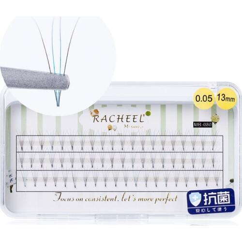 New Arrival 0.05mm C curl false lashes Rainbow color eyelash individual colored lashes Faux mink eyelash extensions