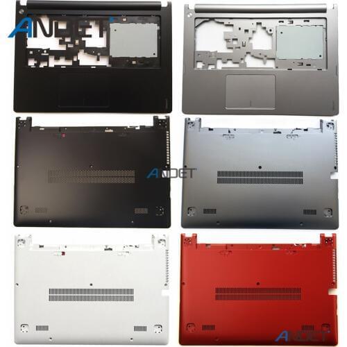 New Original For Lenovo Ideapad S400 S405 S410 S415 S435 S400U S40-70 M40 Palmrest Upper Case + Bottom Base Lower Cover Touchpad