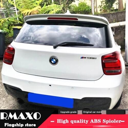 For BMW F20 F21 Spoiler 2015-2018 1 series bmw116i 120i 118i M135i ABS Material Car Rear Wing Primer Color Rear Spoiler