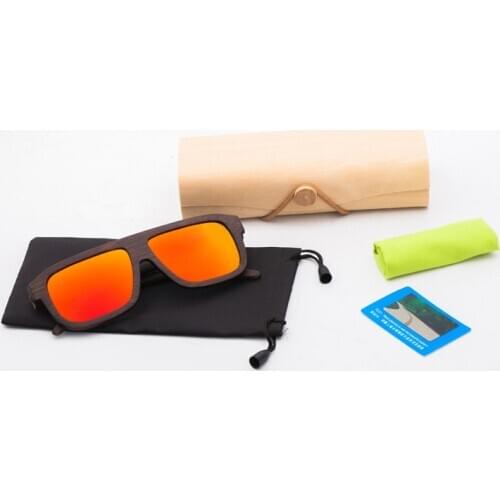 Vintage Crafts Bamboo Polarized sunglasses for women men high grade brand Colorful sunglasses Beach eyeglasses gafas de sol