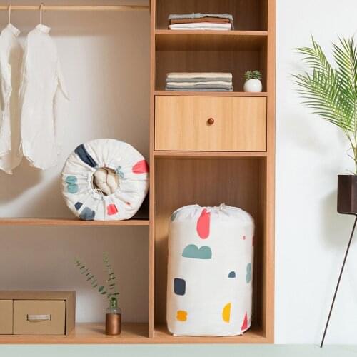Quilt Storage Bag Moving Clothes Travel Portable Dustproof Organizer Household Foldable Comforter Storage Box