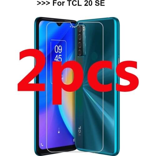 2PCS FOR TCL 20 SE High HD Tempered Glass Protective On TCL20SE 20SE Screen Protector Film Safety Shield Guard