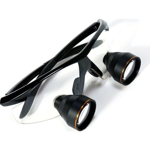 2.5X Binoculars Eyeglass Dental Loupe Surgery Medical Dentist Helping Magnifier 30-50cm Long Working Distance Magnifying Glasses