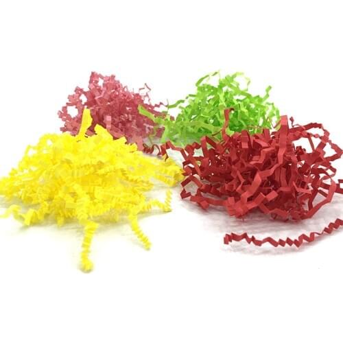 50g Shredded Paper Raffia DIY Gift Box Filler Crinkle Paper Confetti for Wedding Festival Christmas Gift Wrapping Decor Supplies