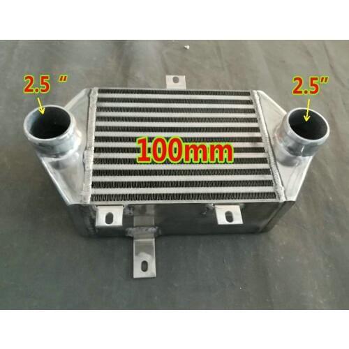 100mm Side mount aluminum intercooler for Toyota 1990-1999 MR2 SW20 3S-GTE 2.0 turbo 2.5" Inlet & Outlet 90 91 92 93 94 95 96 9