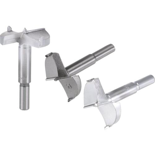 Uxcell Forstner Wood Boring Drill Bits 48mm 50mm 53mm Dia. Woodworking Tool 3 in 1 Set