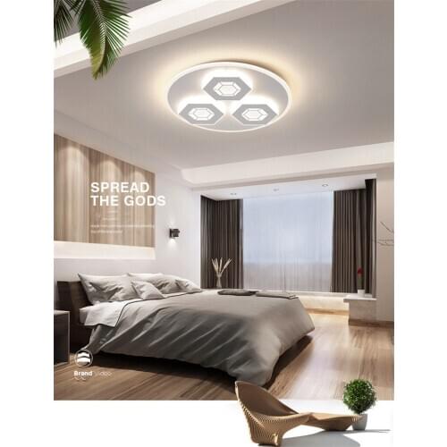 Personalized LED bedroom lamp ceiling lamp home modern minimalist round room warm lamp lighting spot direct sales
