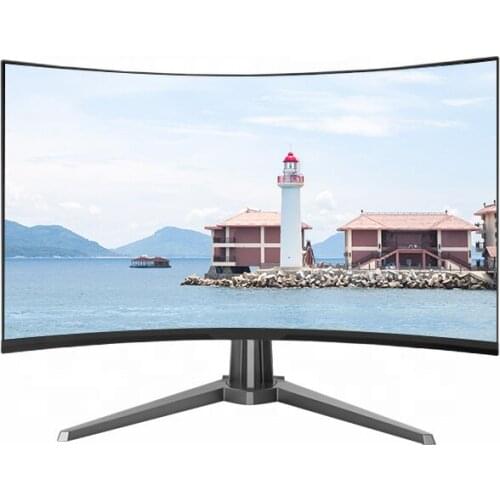 144hz 27 Inch 4K Curved Gaming Monitor For Pc Game Competition 4K 144hz 27" LED Computer Display Pc Screen HDMI Display