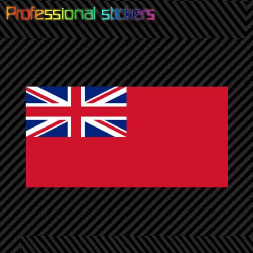 Royal Navy Red Ensign Flag Sticker Decal Self Adhesive Vinyl Red Duster English for Car, Laptops, Motorcycles, Office Supplies