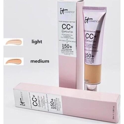 Cosmetic Face Concealer It CC Base Cream Correcteur SPF 50 /40 Medium Light Fondation Corrector Liquid foundation makeup