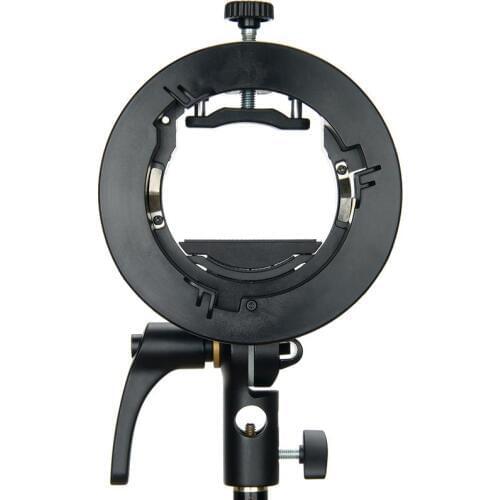 Godox S2 Type Bowens Mount Speedlite Bracket for Godox V1 V860II AD200 AD400PRO TT600 Snoot Softbox