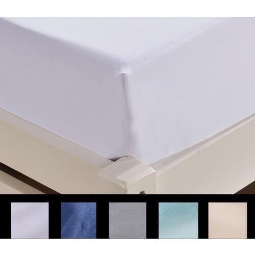 New Printing Bed Mattress Cover Waterproof Mattress Protector Pad Fitted Sheet Separated Water Bed Linens with Elastic