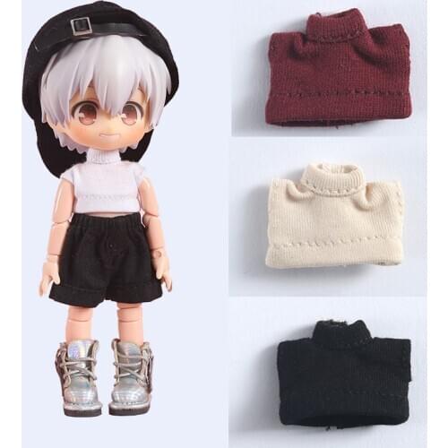 New ob11 baby clothes wild sleeveless t-shirt doll clothes vest gsc element molly doll clothes yunnai 1 / 12bjd doll accessories